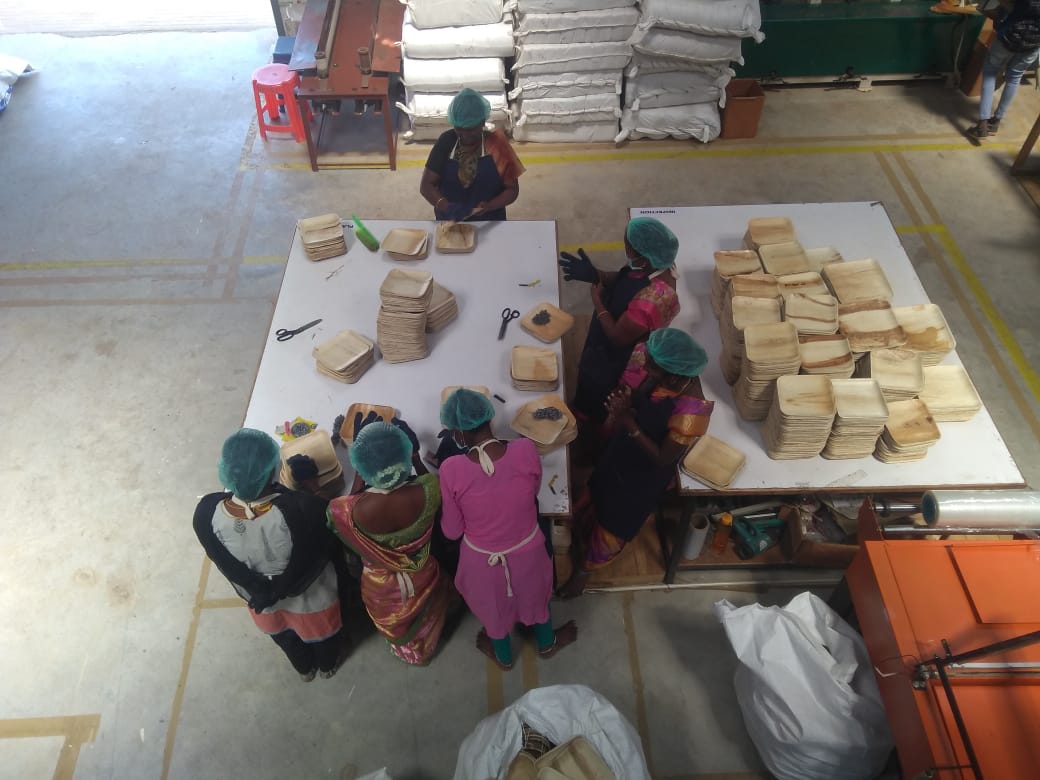 Women producing eco-friendly products
